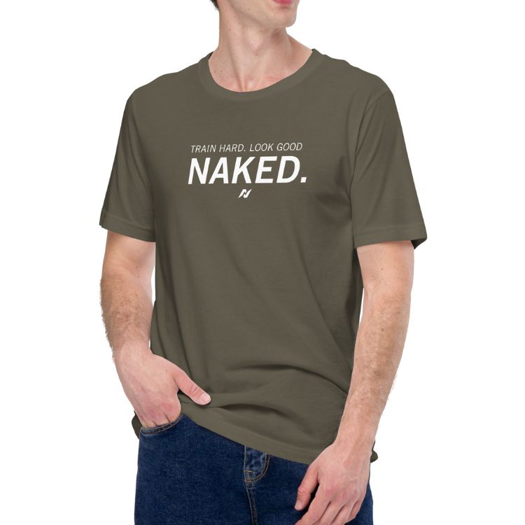Men's Naked Training T-Shirt | White Logo